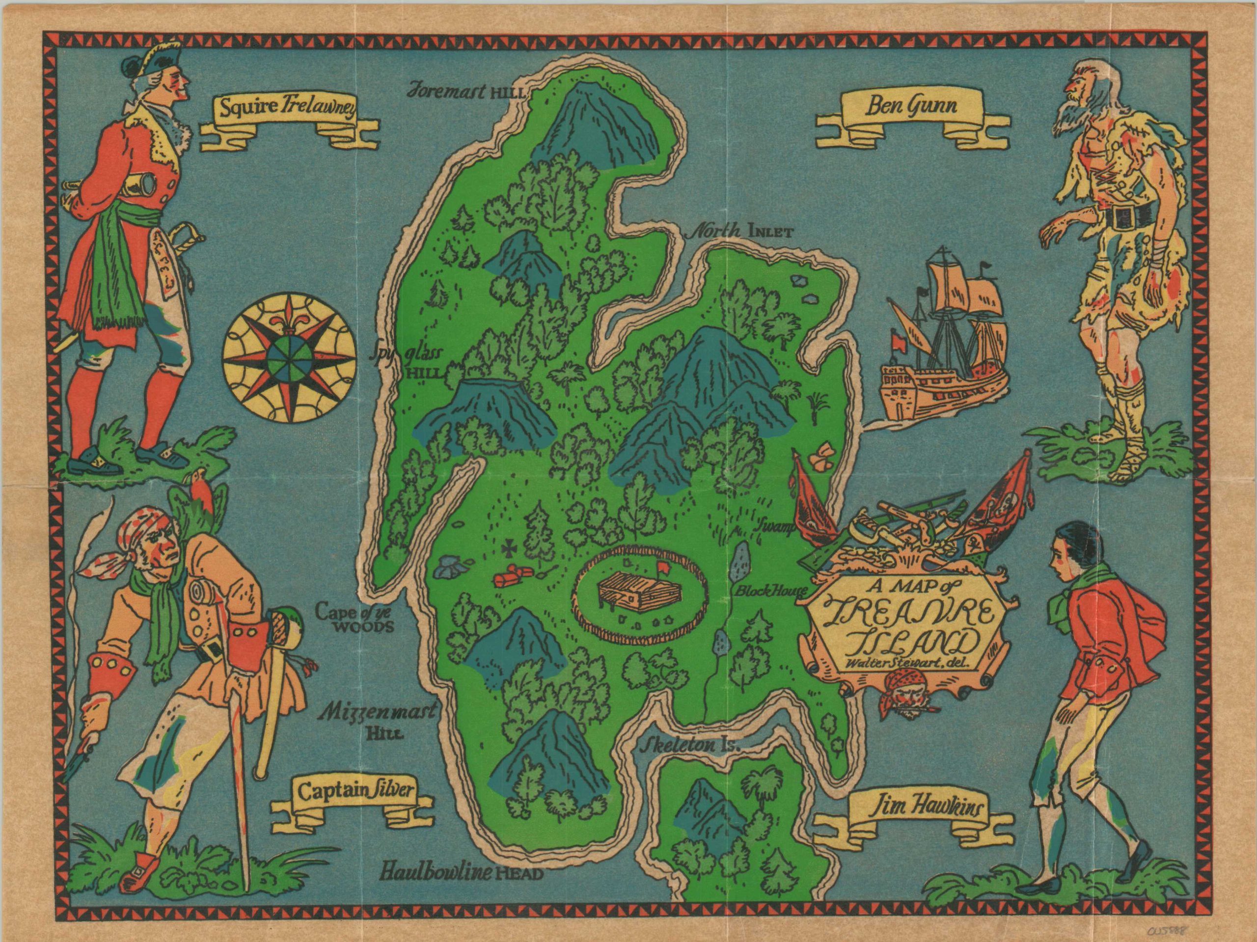 Carte ancienne de l'île au trésor avec différences à trouver, comparaison humoristique avec les qualités du lanceur Tim Mayza